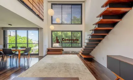 Cobertura com 115m² e 2 dormitórios, 2 suítes, 1 vaga