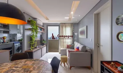 Apartamento de 1 dormitório mobiliado no pornto mais alto do petrópolis,