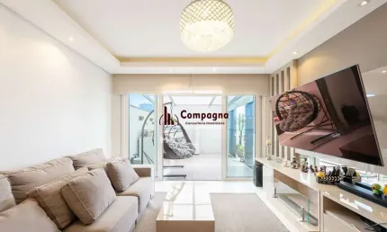 Apartamento garden mobiliado, com 180 m² privativos, no bairro chácara das pedra