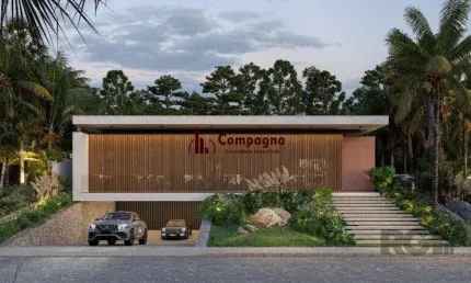 A casa conta com 434m2 de área construída, mas com um aproveitamento total dos 1