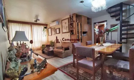 Cobertura no bairro petrópolis, 3 dorm., 1 suíte, 2 vagas.