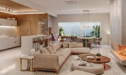 Casa condominio para venda - 300m², 4 dormitórios, sendo 4 suites, 2 vagas - tri