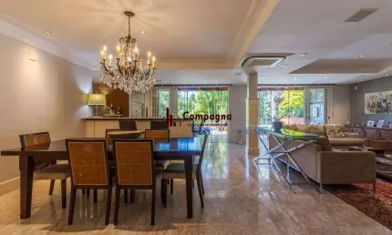 Casa em condomínio com 487m² | 4 dormitórios sendo 4 suítes, 3 vagas, no bairro