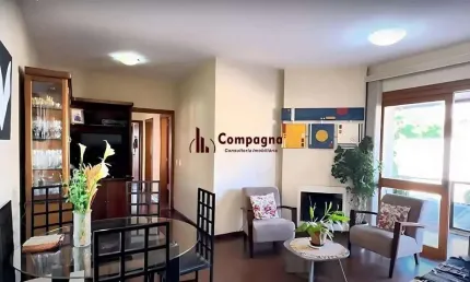 Vende-se apartamento com 3 quartos(1 suíte), sacada, churrasqueira e 1 vaga – 12