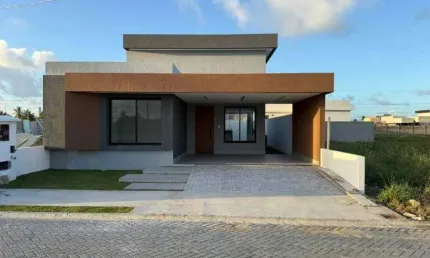 Casa térrea no padang beach residence | condomínio pé na areia | 3 quartos com piscina privativa