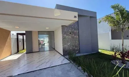 Casa nova e moderna no condomínio sol e praia – barra dos coqueiros