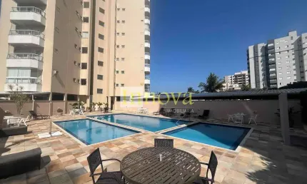 Apartamento frente mar à venda, com 03 dormitórios sendo 01 suíte e lazer completo na praia do inda
