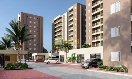 Apartamento  em construção à venda,  com 56m2 com dois dormitórios  e lazer completo em caraguatatu