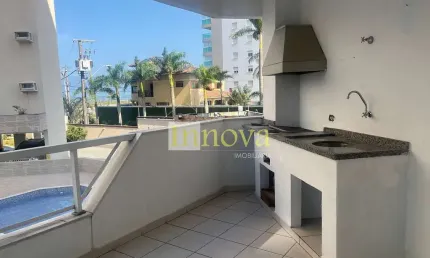 Apartamento para locação, vista mar, com 03 dormitórios sendo uma suíte, em caraguatatuba, litoral
