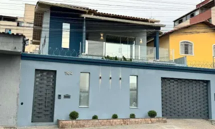 Casa para venda em contagem, alvorada, 3 dormitórios, 3 suítes, 5 banheiros, 3 vagas