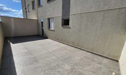 Apartamento com área privativa para venda em contagem, inconfidentes, 2 dormitórios, 1 banheiro