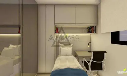 Casa com 43m² - 2 quartos , 1 banheiro, sala estar/jantar, cozinha, churrasqueira e área de serviço.  vaga de garagem descoberta para 2 veículos.