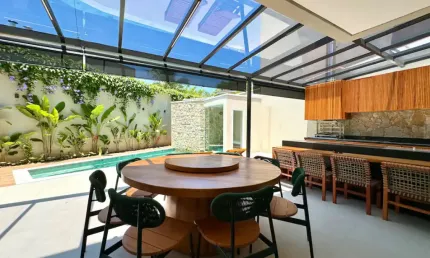 Casa com 310 metros², 3 quartos, piscina e churrasqueira em recanto dos dourados - campinas - sp
