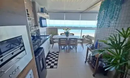 Ap com 88 metros ², 3 quartos e varanda gourmet em pompéia - santos - sp