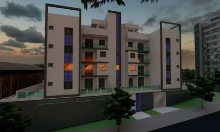 Cobertura duplex 3 quartos em construção santa branca