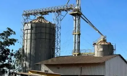 Silo de grãos 17.000 sacas com 2 moegas de 90 toneladas cada