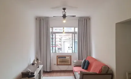 Lindo apartamento 2 dormitórios 1 suíte para locação no gonzaga