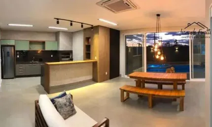 Casa 4 quartos com 4 suítes condomínio alphaville jacuhy