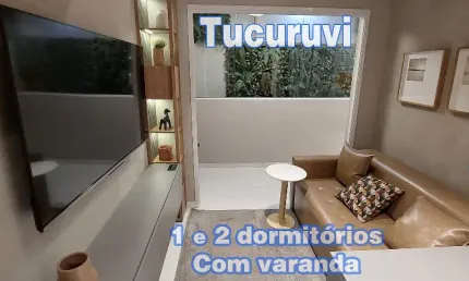 Apartamento 1 ou 2 dormitórios com varanda gourmet a 200m do metrô tucuruvi