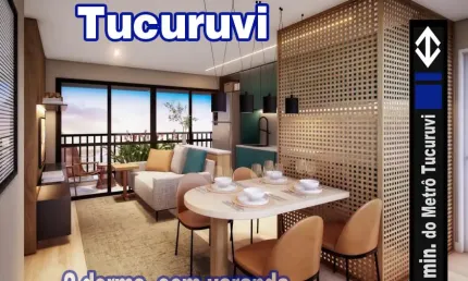Apartamento a 3 minutos do metrô tucuruvi - 2 dormitórios com varanda