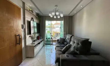 Apartamento à venda, 80 m² por r$ 459.000,00 - parque das nações - santo andré/sp