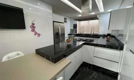 Apartamento à venda, 227 m² por r$ 3.580.000,00 - jardim - santo andré/sp