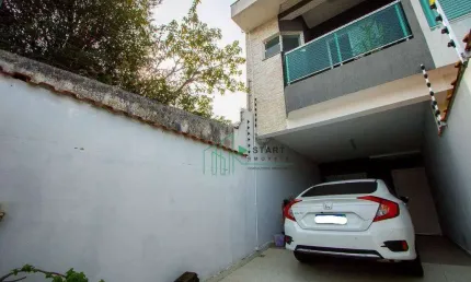 Sobrado com 3 dormitórios à venda, 116 m² por r$ 635.000,00 - vila linda - santo andré/sp