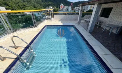 Cobertura pent house na praia da enseada, guarujá/sp