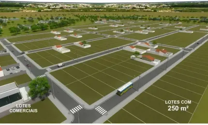 Loteamento jardim são pedro, lotes de 250 m² / 1000 m²- bairro planejado