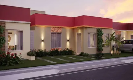 Casa térrea 3 quartos (1 suíte) no condomínio club residencial tropical