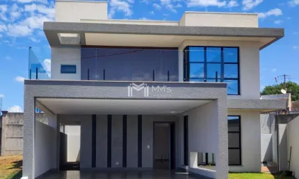 Sobrado à venda em Toledo, Pinheirinho, com 3 suítes, com 166.42 m², Villa Firenze, Toledo