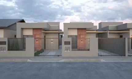 Casa para Venda em Barra Velha, Vila Nova, 2 dormitórios, 1 suíte, 2 banheiros, 1 vaga