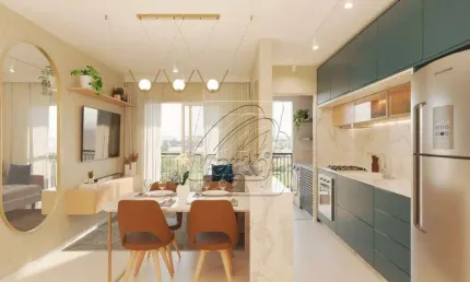 Apartamento com 2 dormitórios à venda, 49 m² por R$ 236.000,00 - Jardim Abaeté - Piracicaba/SP