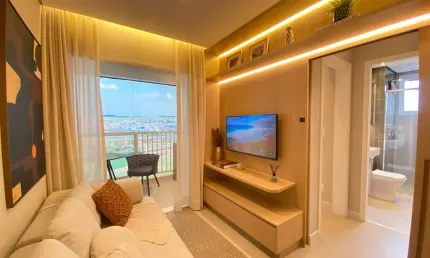 Apartamento na planta, 2 dorms com suíte, Reserva do Parque, Hortolândia, SP