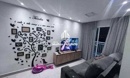 Apartamento à venda com 02 dormitórios com suíte, no condomínio unique residence, no jardim santa izabel, em hortolândia, sp - cód: rrap2404_lmn