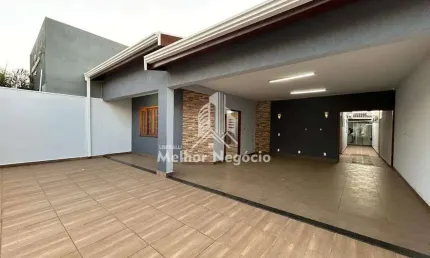 Casa com 3 dormitórios (quartos) bem amplos e 01 deles sendo suíte à venda no bairro jardim novo cambuí em hortolândia/sp.
