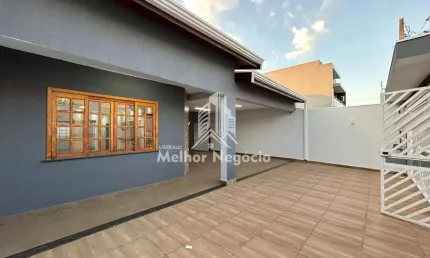 Casa com 3 dormitórios (quartos) bem amplos e 01 deles sendo suíte à venda no bairro Jardim Novo Cambuí em Hortolândia/SP.