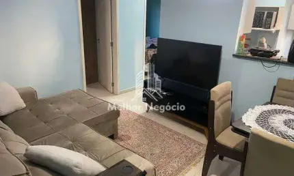 Apartamento 02 dormitórios no Condomínio Parque das Flores no bairro Guaraci em Sumaré.