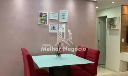 Apartamento à venda com 2 dormitórios e 1 banheiro no Condomínio Parque das Rosas VIV em Hortolândia - Excelente localização!