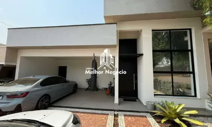 Casa á venda com 2 dormitórios sendo 1 suíte no condomínio residencial real parque, em sumaré, sp.