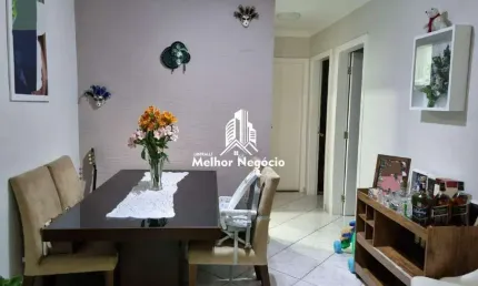 Apartamento à venda com 2 dormitórios e 1 banheiro no Condomínio Residencial Vitória Régia em Campinas.