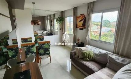 Apartamento a venda no Condomínio Eco VIlla Tipuana, no Parque Fazendinha em Campinas, SP. Apartamento com 2 dorms sendo 1 suite, 2 banheiros e 1 vaga