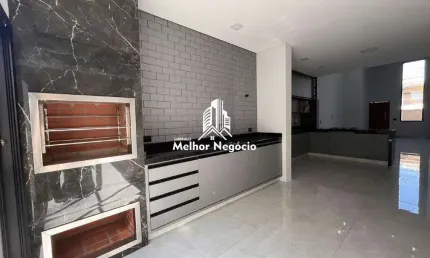 Casa à venda, 3 Quartos, 2 banheiros Condomínio Villagio Clotilde Brossi - Água Branca - Piracicaba SP