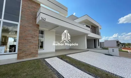 Casa à venda com 03 quartos (3 suítes), no condomínio residencial royal garden em paulínia/sp