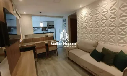 Apartamento 43m² de 2 dormitórios no Jardim Terrarmérica em Americana- SP