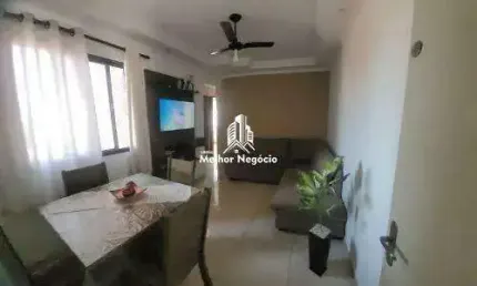 Apartamento à venda com 02 quartos, localizado no condomínio residencial califórnia em sumaré - sp