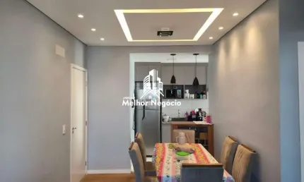 Apartamento à venda com 02 quartos (1 suíte), localizado no Condomínio Portal Vale das Pérolas em Sumaré - SP
