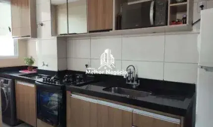 Apartamento à venda com 02 quartos (1 suíte), localizado no Condomínio Portal Vale das Pérolas em Sumaré - SP