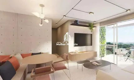 (Em fase de construção) Apartamento com 3 quartos e 1 suíte à venda em Campinas - SP