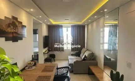 Apartamento à venda com 02 quartos, localizado no bairro Jardim das Colinas em Hortolândia/SP, Condomínio Portal Antúrios Do Campo.